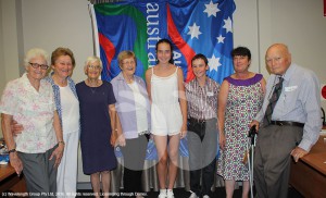 Scone Australia Day Nominees: Margaret Cooper, Muriel King, Liz Foote, Janice Cameron, Alexandria Field, Tyler Kelly, Anne Davies and Dr John Paradice.