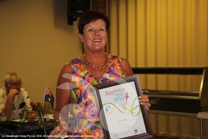 Lorena Croft was awarded Sportstar of the Year at the Australia Day celebrations in Aberdeen