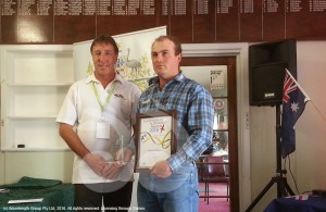 Greg Donovan, Australia Day Ambassador with Richard John Wilkinson awarded for Enviornmental Achievement