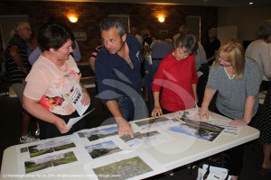 Chamber of Commerce reviewing RMS plans: Jane Callinan vice-president, Ben Wyndham president, Ruth Hardy committee member and Teresa Herbert executive officer.