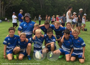 Scone under 10 boys. Back row: Aaron Watts coach, Kai Watts, Heath Pittman, Campbell Munn, Jayden Seckold. Front row: Jayden Summers, Lochie Hails, Baxter Keats, Lachie Clydsdale, Lochie Ralston and Toby Brown.