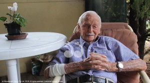 Born Garnet Lindsay Thrift, but dubbed Kelly by his school friends, he has experienced 102 years of life in Scone.