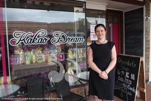 Rachel McMahon outside her chocolate shop Kakao Dream in Kelly Street