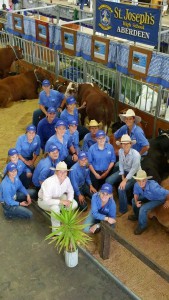 Students from St Joseph's high school Aberdeen competing at the Royal Easter Show