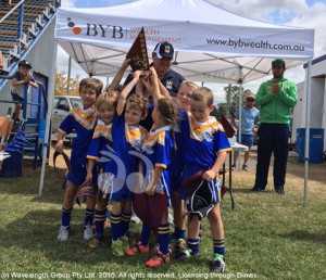 St Mary's Under 7's: Wilson Riven, Lewis Brown, Frank Yuille, Skye McCray, Mac Nolan and Amon Gleeson