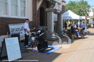 Transcare CEO Alan Gordon belting out some tunes to promote Senoirs Week.