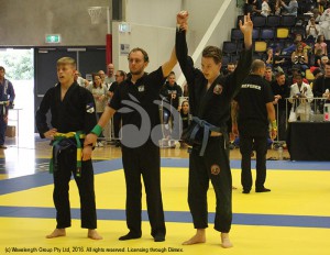 Lachlan Eadie from Jiu Jitsu Dynamix in Scone won his division at the NSW Brazilian Jiu Jistu Winter Cup in Sydney.