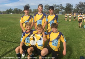 Picked to play in Lismore this weekend: Front row: Charlie Richardson, Daniel O'Regan, Bailey Park. Back row: Joseph Sedgwick, Nicholas Adkins and Jack Teague.