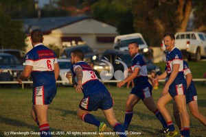 First Grade: James Carrascaolo on the attack.