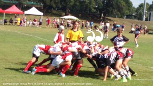 A scrum at the Under 12's Country Championships in Lismore last weekend.