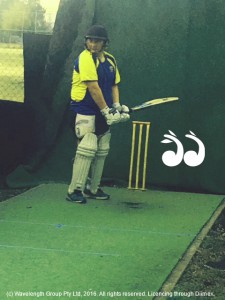 Jake Duffin using the Aberdeen cricket nets, which will soon be replaced.