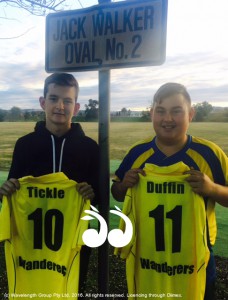Edan Tickle and Jake Duffin are excited to be going on the Wanderers Tour this month.