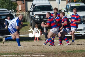 Murrurundi defence bracing themselves for hard running Warren Pracey.