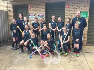 Back Row (L-R): Sophia Bell, Elaine Donaldson(Manager), Alison Brehan, Phoebe Cox, Skyla Simon, Jasmin Donaldon, Kailey McMillan, Ailie Martin, Wayne Cox (Coach) Middle Row: Alby O'regan, Olivia Ryan, Brianna Forsyth, Sienna Mitford Front Row: Hariette Firth, Heidi Edlington