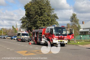 Fire and Rescue examine the house which narrowly missed a major fire developing.