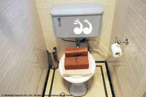 Council is warning residents to hold down their toilet seats during sewer testing which began today.