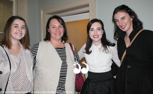 Ebony Welsh, Leah Welsh, actor Dominique McGovern and Angela Mitchell.