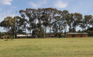 Murray Bain Oval has seen better days.