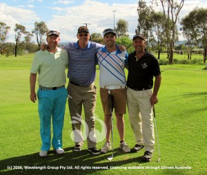 Smiles all round for champions Clayton Rogers, Simon Groom Runner Up, Mac Dawson Club Champion, Mick Alsleben Senior winner