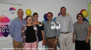Warren Simons, Toni Noble, Pauline Carrigan, Matthew White, Simon Murray and Lindy Hunt who presented to the positive education initiative to the Upper Hunter community last night.