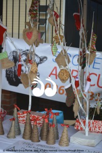 Christmas decorations on display at the Scone Grammar Schhol Twighlight Markets last year.