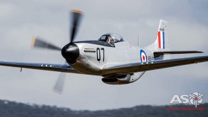 Ross Pay's Mustang that will be flying over Scone on ANZAC day. Photograph supplied by Ross Pay.