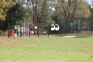 The playground and sandpit will soon have shade sails to provide protection from the sun and the flying foxes.