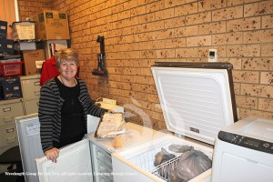 Lee Watts with the freezers donated to the Scone Neighbourhood Resource Centre.