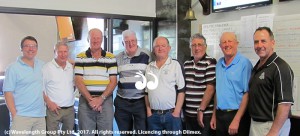 Scone Golf Club 2017 Men’s Foursomes Champions Nett: Wayne Phelps and Charlie Manning, B Grade George Davidson and Phil McGuirk, C Grade Red Palmer and George Campbell, A Grade Ross Banks and Mick Alsleben.