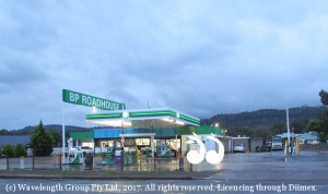The BP Roadhouse in Murrurundi where the truck was stolen by Johnson.