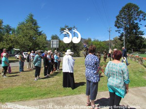 Murrurundi residents gathered to remember the end of World War I.