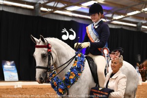 Katrina Gorman on 9 year old Gwandalan Snowman.