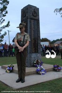 ANZAC Day dawn service at the Scone War Memorial.