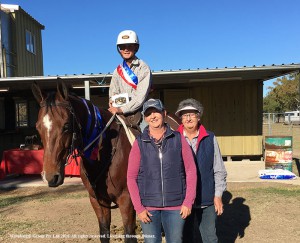 Junior Stockmans Challenge winner Tyler Kelly with mum Michelle and grandmother Barbara.
