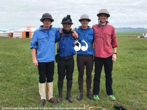 Jack Archibald, Robert Archibald, Henry Bell and Ed Archibald completed the Mongol Derby today and raised more than $150,000 for MS Research.