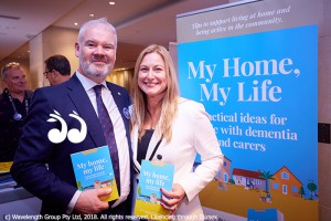 Authors of "My Home, My Life", Colm Cunningham and Natalie Duggan.