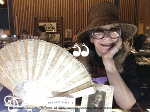 Jodi Lantz who ran Diamond Lil's in Seattle was at the Scone Antique Fair this year. 