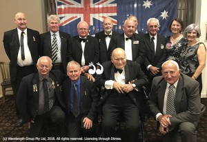 Back LR-: Paddy Wilson, Greg Newling, Val Quinnell , George Clementson, John Brooks, Robert Goodworth, Bruce Brown, Anne Hutchinson and Trish Ferguson. Front L-R: John Baker, Craig Murphy, Dr John Paradice and Dave Spencer.