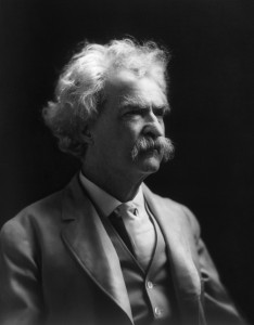 Mark Twain visited Scone in 1895.