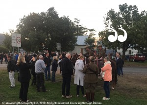 Dawn service with the Light Horse in Murrurundi.