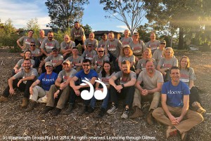 Rubicon volunteers in town to help with the drought.