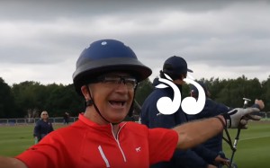 David Paradice from the Scone Polo team is elated to have won the Queen's Cup.