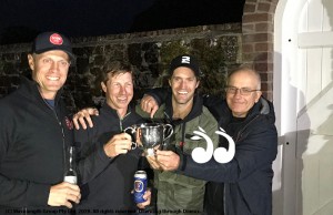The after party: James Harper, James Beim, Nicolas Pieres and David Paradice.
