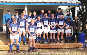 The Scone Bumbies sporting the Mark Hughes Foundation guernseys.